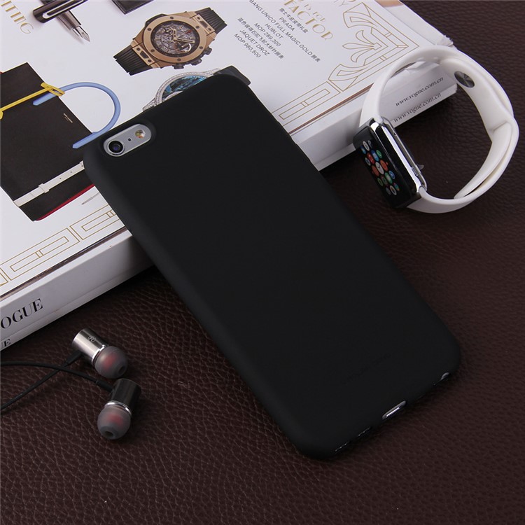 

MOLAN CANO Anti-scratch TPU Back Phone Cover for iPhone 6s/6 - Black