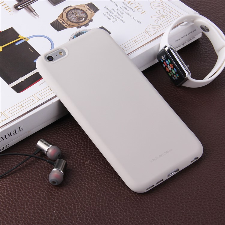 

MOLAN CANO Anti-scratch TPU Back Phone Case for iPhone 6s/6 - White