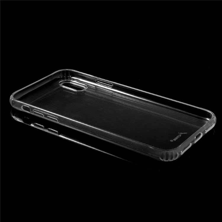 J-CASE Drop-proof Clear Soft TPU Case for iPhone 8 - Transparent-5