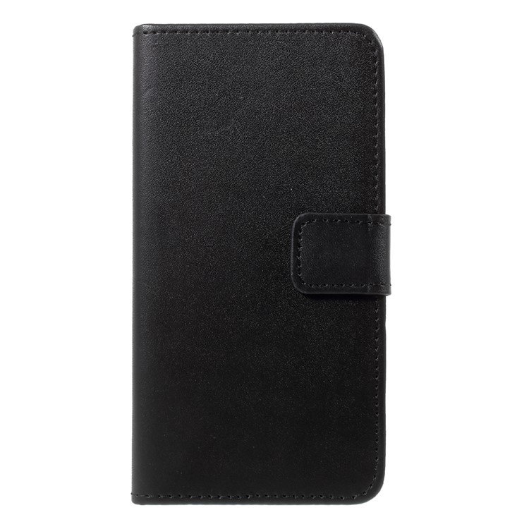 PU Leather Wallet Stand Flip Phone Case for iPhone 8 - Black-3