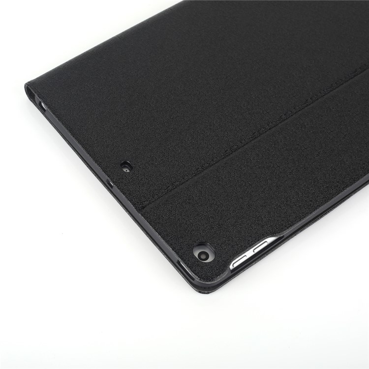 GEBEI Sand-like Texture Leather Stand Smart Case for iPad 9.7-inch (2017) - Black-3