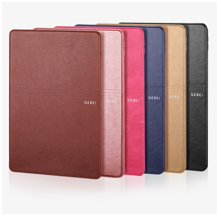 GEBEI Crazy Horse Leather Smart Stand Case with Card Slots for iPad Pro 10.5 inch (2017) - Black-4