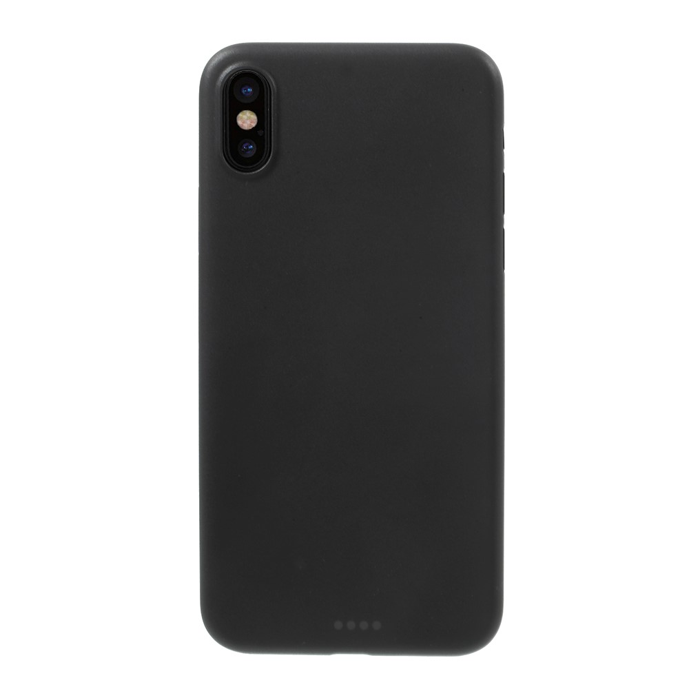 For iPhone 8 Ultrathin Matte PC Hard Case Cover - Black-2