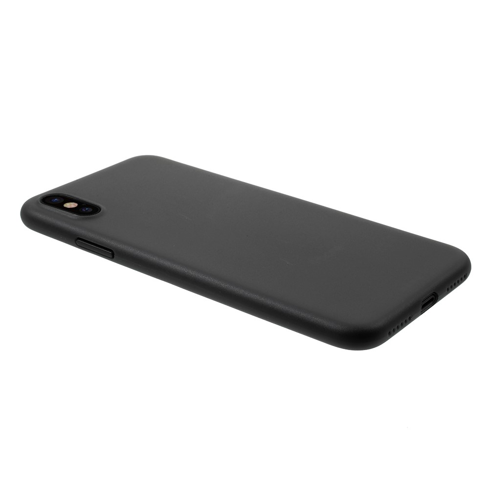 For iPhone 8 Ultrathin Matte PC Hard Case Cover - Black-3