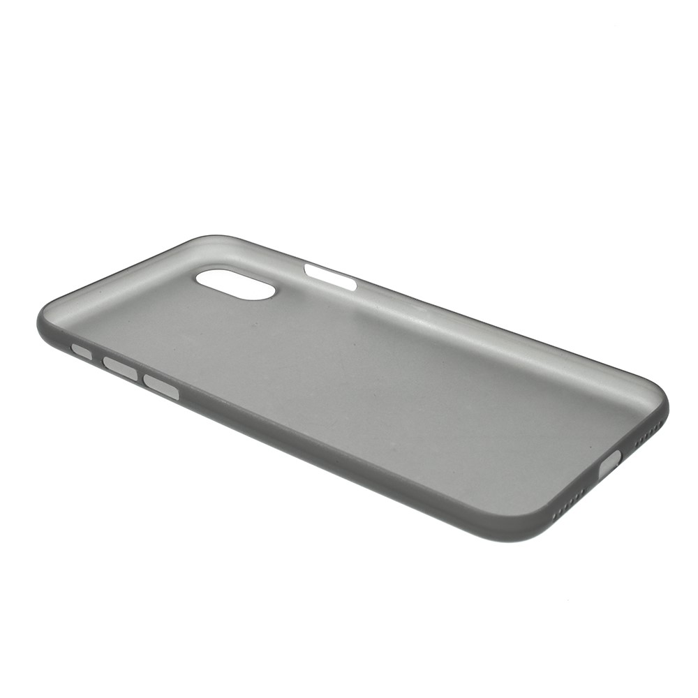 For iPhone 8 Ultrathin Matte PC Hard Case Cover - Black-4