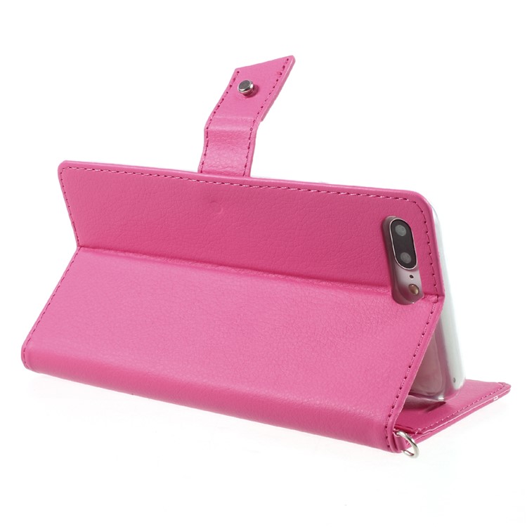 ROAR KOREA Daily In Wallet Stand Leather Phone Case for iPhone 7 Plus 5.5 inch - Rose-5