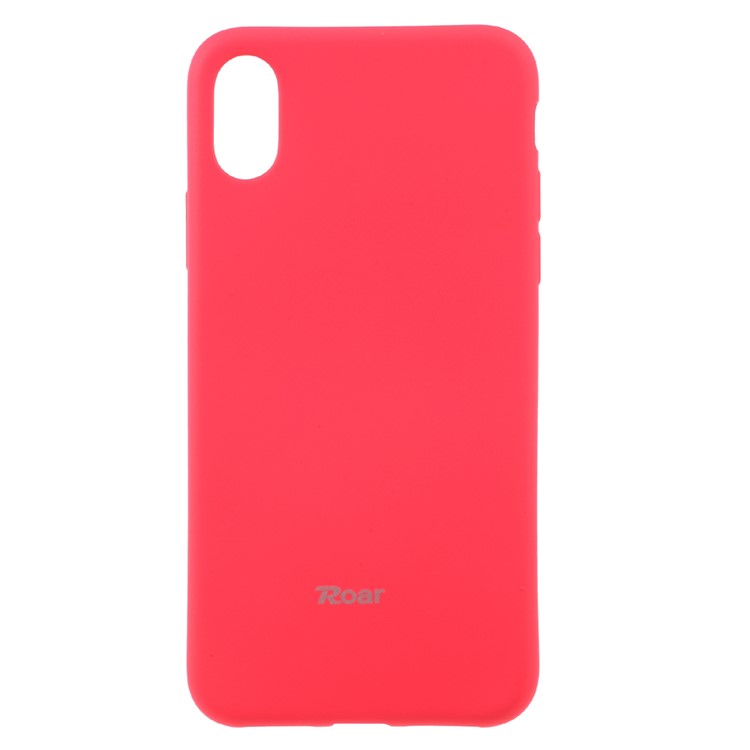ROAR KOREA para iPhone X / 10 5.8 polegadas All Day Jelly Soft TPU Cover - vermelho-1