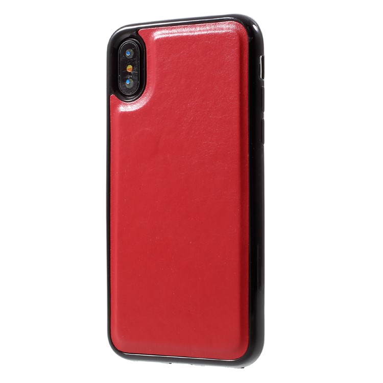 Detachable 2-in-1 Crazy Horse PU Leather Wallet Cover + TPU Back Case for iPhone 8 - Red-6