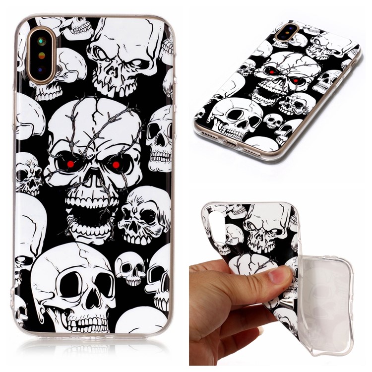 Для iphone x / 10 5,8-дюймовый люминесцентный чехол