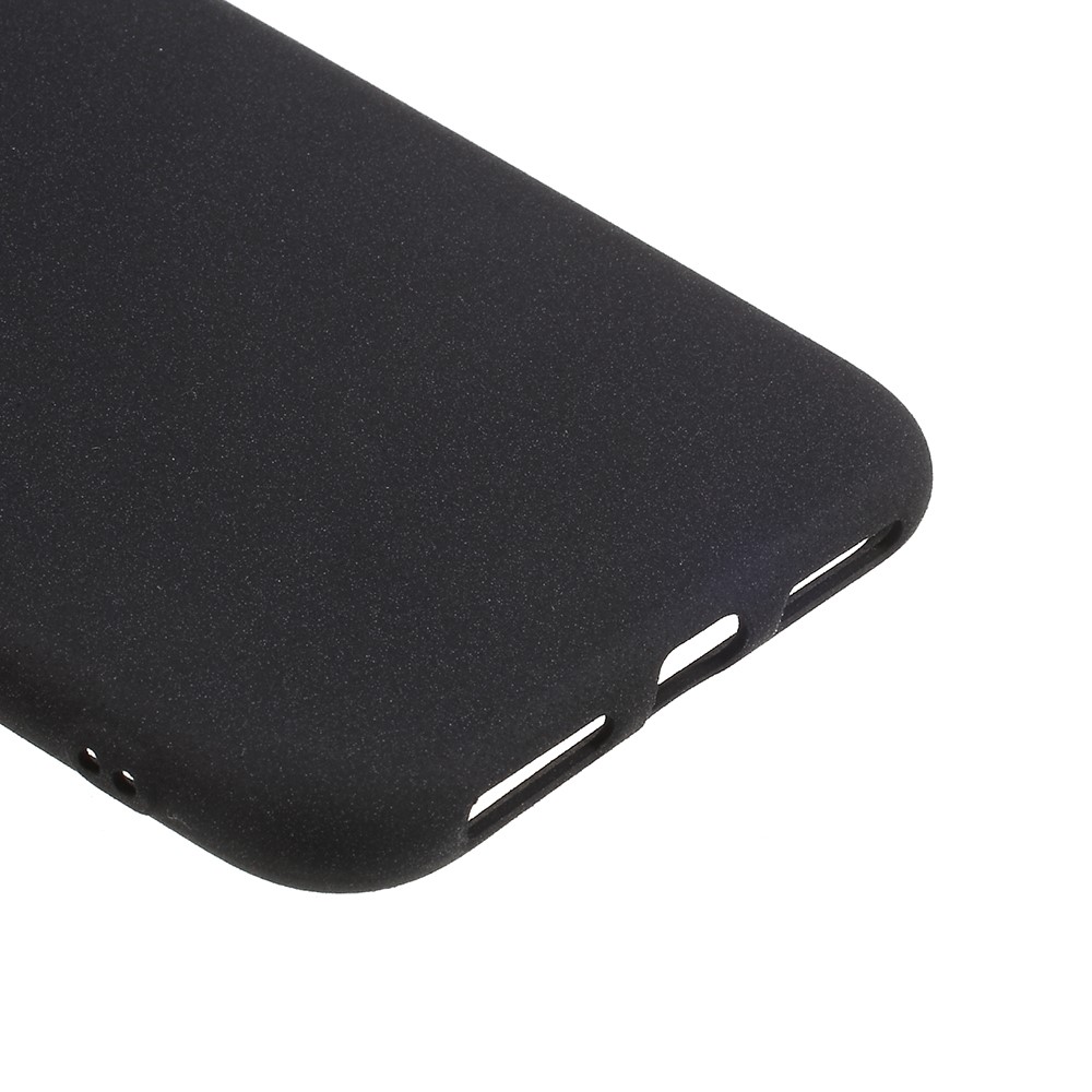 Para Iphone Xs / X / 10 5.8 Pulgadas Helada Anti-dactilar TPU TPU Caja De Teléfono Accesorio - Negro