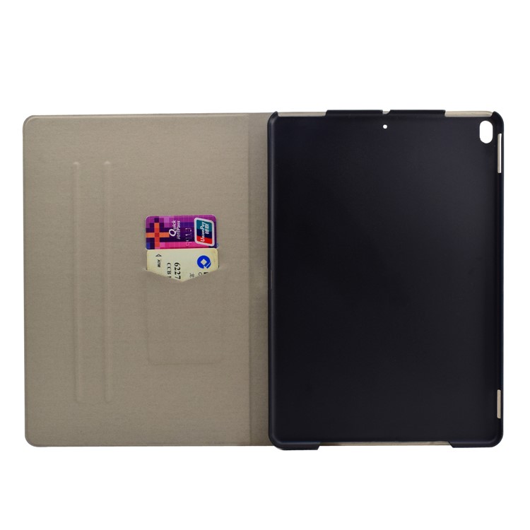 Auto Wake and Sleep Pattern Printing Flip Leather Stand Tablet Case with Card Slot for iPad Pro 10.5 inch (2017) - Love Anchor-5