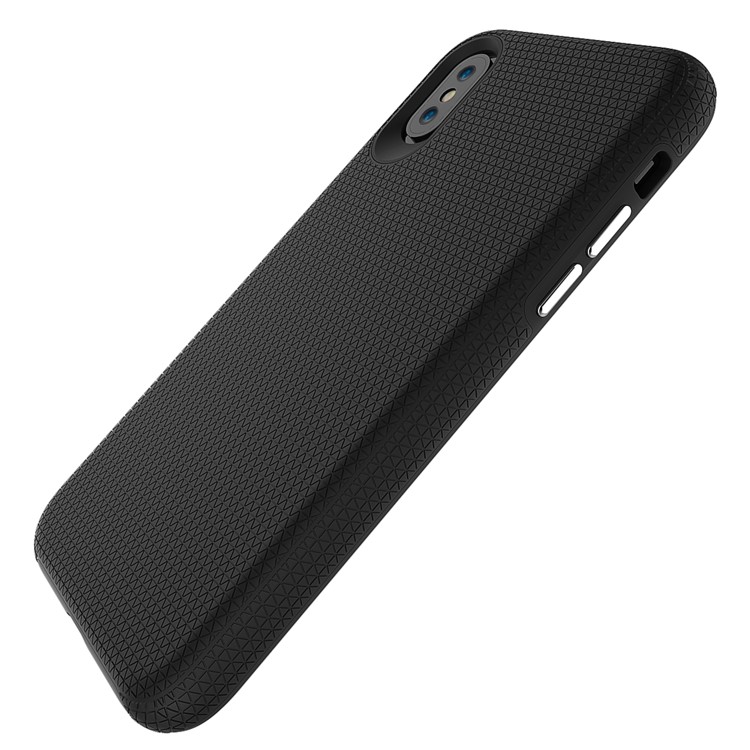 For iPhone 8 Double Protection Rigid Texture PC + TPU Hybrid Cover - Black-8