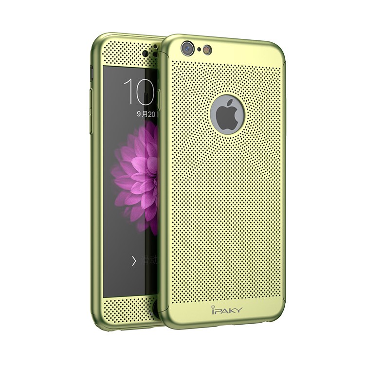 

IPAKY полная Защита Анти-пот сетки дизайн ПК и мобильный телефон оболочки для iPhone 6с плюс/6 плюс закаленное стекло фильм - зеленый, iPhone 6s Plus 5.5-inch