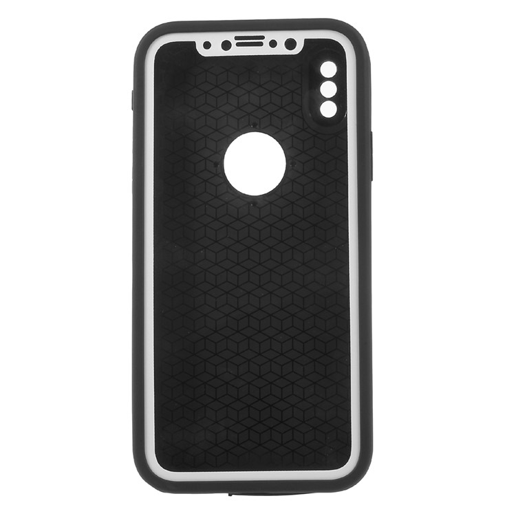 For iPhone 8 Snap-on Daily Waterproof PC TPU Protector Phone Case - Black-3