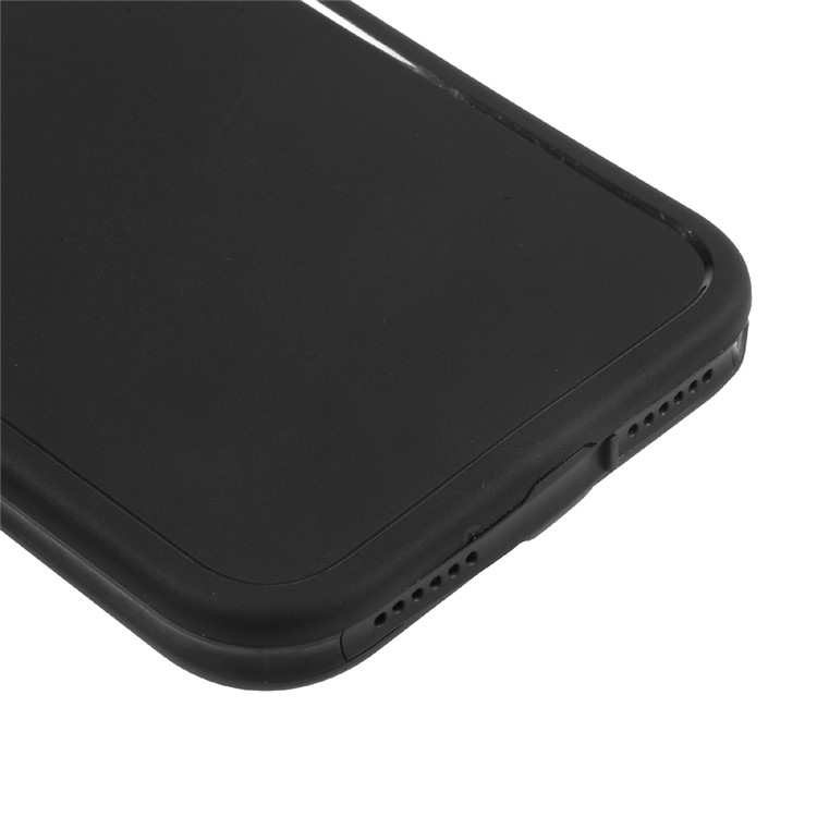 For iPhone 8 Snap-on Daily Waterproof PC TPU Protector Phone Case - Black-5