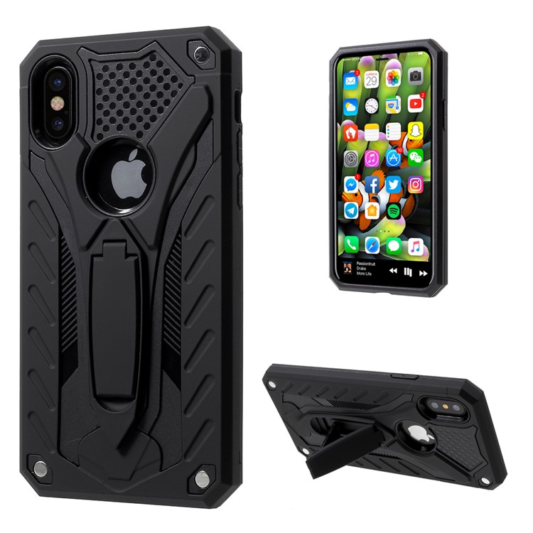 

Прохладный Бронзовый Чехол Для Телефона TPU + PC Для Iphone X 5.8 Inch - Черный, iPhone X