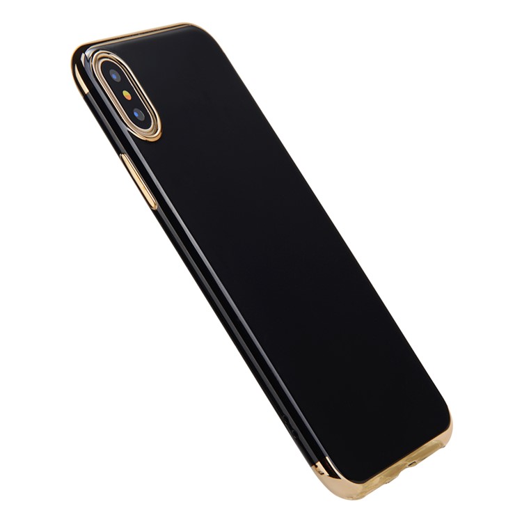 

SULADA Electroplating Soft TPU Phone Shell for iPhone XS / X 5.8 inch - Gold