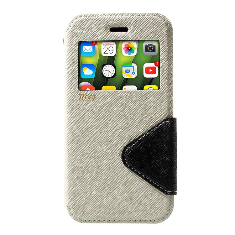 

ROAR KOREA Для Iphone X 5.8 Дюймовый Кожаный Чехол С Подставкой - Белый
