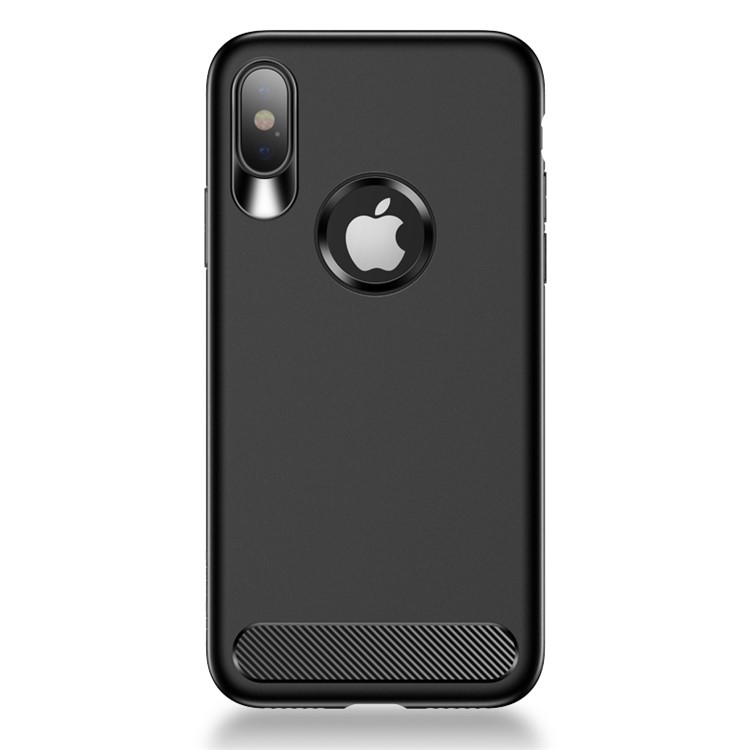 USAMS Muze Series Anti-fingerprint Soft Matte TPU Back Case for iPhone 8 - Black-1
