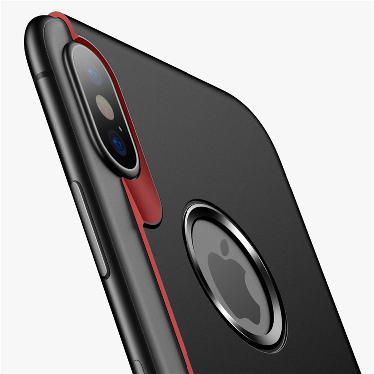 USAMS Muze Series Anti-fingerprint Soft Matte TPU Back Case for iPhone 8 - Black-9