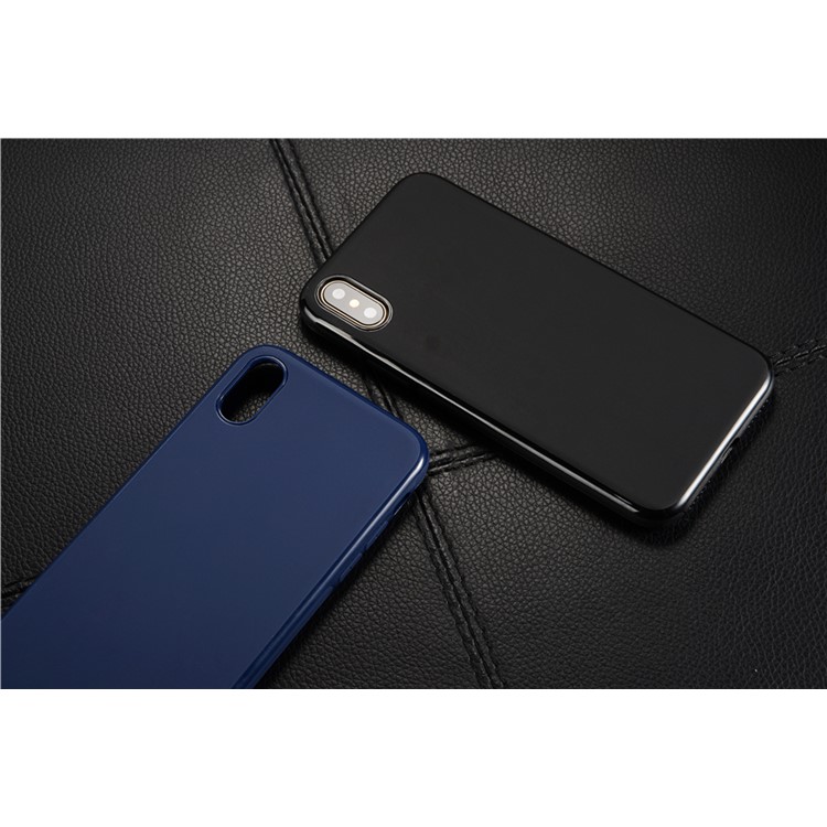 Мобильный Чехол SULADA TPU Для Iphone X / 10 5,8-дюймовый Встроенный Магнитный Держатель Металлический Лист - Черный-11