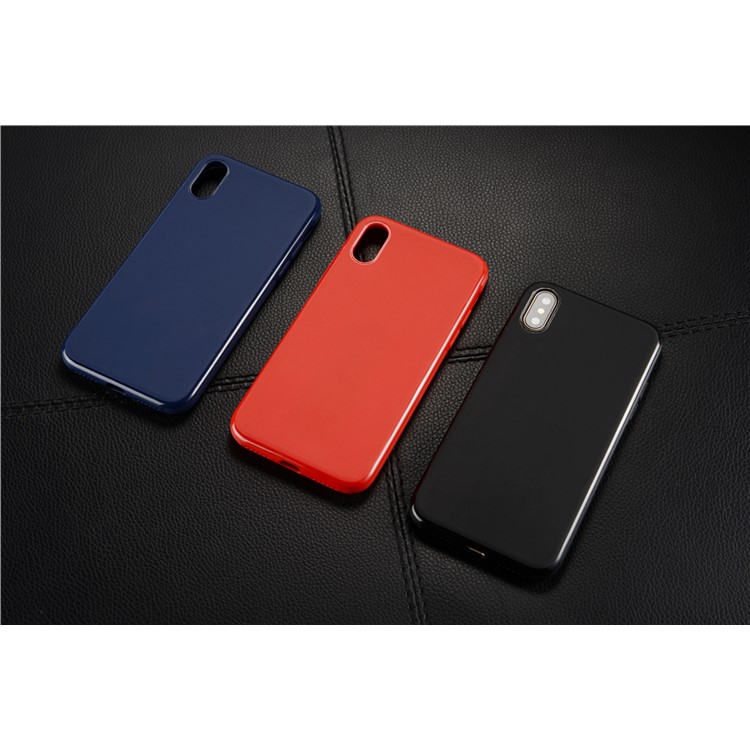 Мобильный Чехол SULADA TPU Для Iphone X / 10 5,8-дюймовый Встроенный Магнитный Держатель Металлический Лист - Черный-13