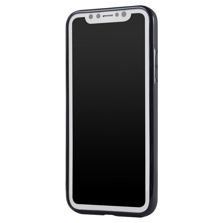Мобильный Чехол SULADA TPU Для Iphone X / 10 5,8-дюймовый Встроенный Магнитный Держатель Металлический Лист - Черный-2