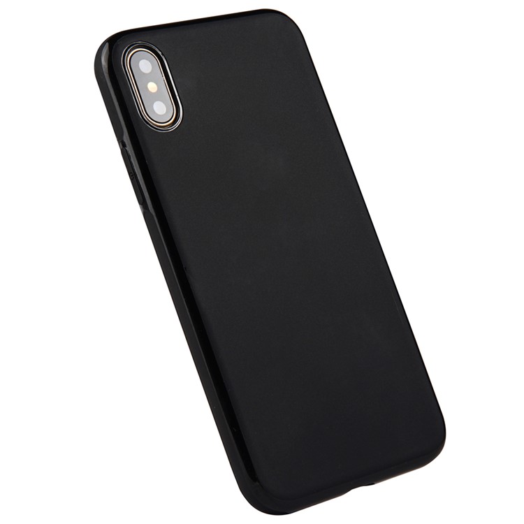 Мобильный Чехол SULADA TPU Для Iphone X / 10 5,8-дюймовый Встроенный Магнитный Держатель Металлический Лист - Черный-3