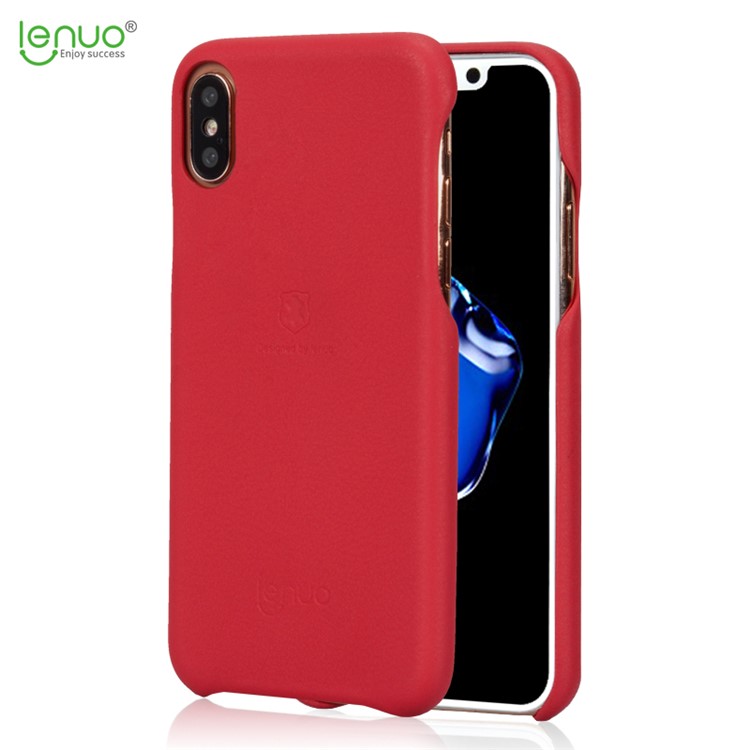 

LENUO Музыка Чехол II С Кожаной Обивкой ПК Мобильный Чехол Для IPhone Х 5,8 Дюйма - красный, iPhone X