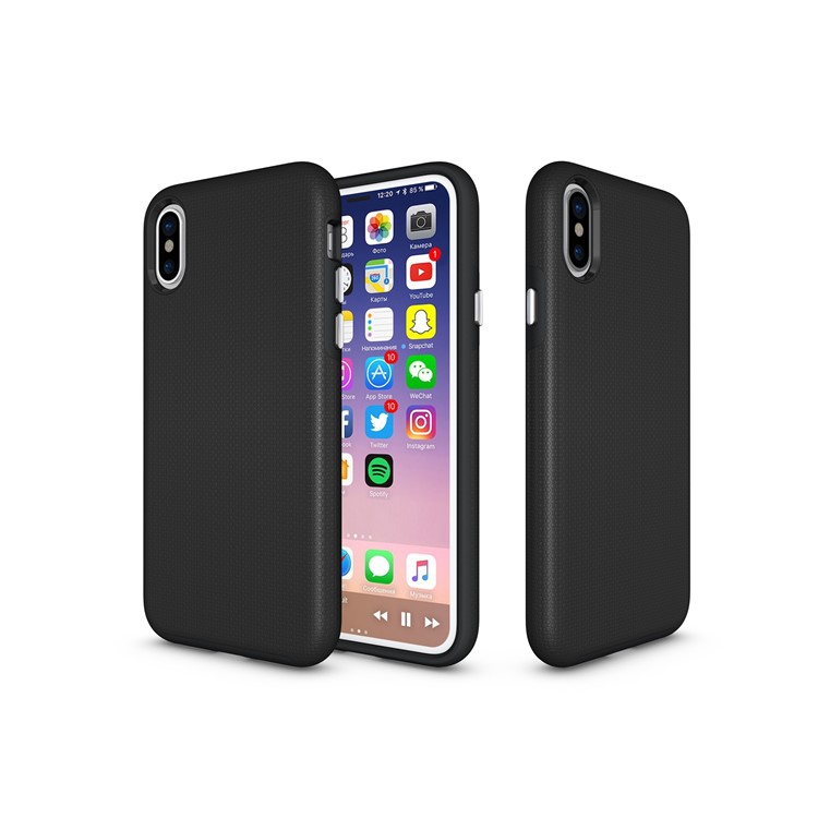 Anti-skid Hybrid PC + TPU Armor Mobile Casing for iPhone 8 - Black-15
