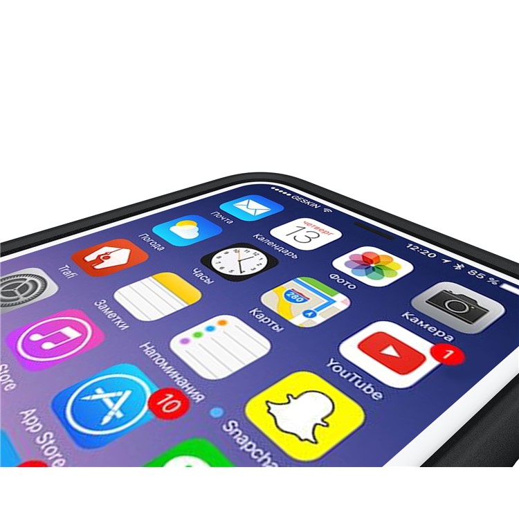Anti-skid Hybrid PC + TPU Armor Mobile Casing for iPhone 8 - Black-6