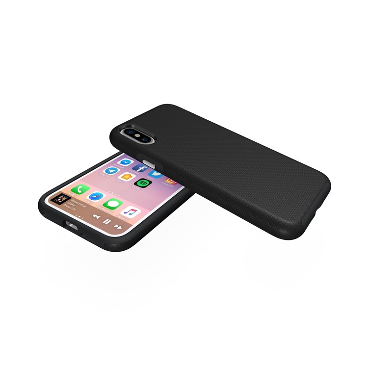 Anti-skid Hybrid PC + TPU Armor Mobile Casing for iPhone 8 - Black-7