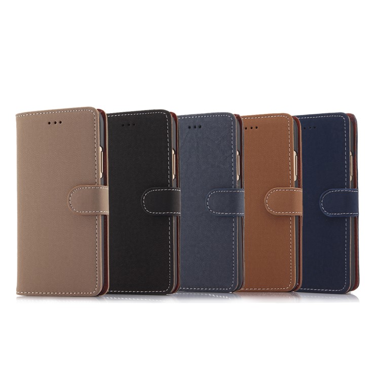 Detachable 2-in-1 Leather Wallet Phone Case for iPhone 8 - Black-2