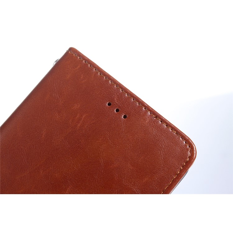 Detachable 2-in-1 Leather Wallet Case for iPhone 8 - Brown-6
