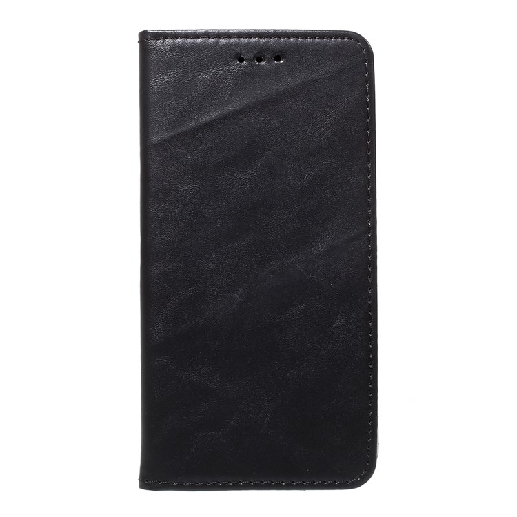 Vintage Style Card Holder Stand Leather Phone Case for iPhone 8 - Black-2
