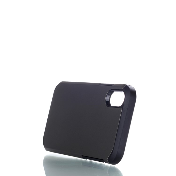 Armor PC + TPU Hybrid Cell Phone Case for iPhone 8 - Black-6
