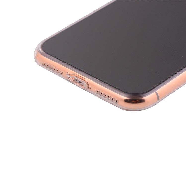 Plating Mirror Surface TPU Back Case for iPhone 8 - Black-6