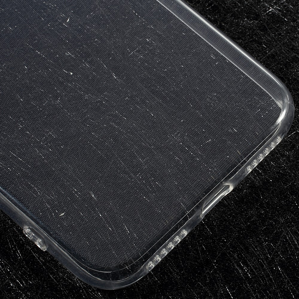 Para el iPhone X 5.8 inch Cubierta transparente de la caja de TPU con no-Deslizarse en el interior - Transparente-4