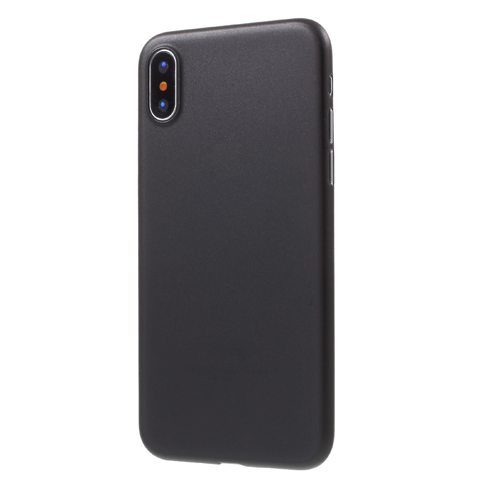 Ultra Thin Plastic Back Case foriPhone X/XS 5.8 inch - Black-3