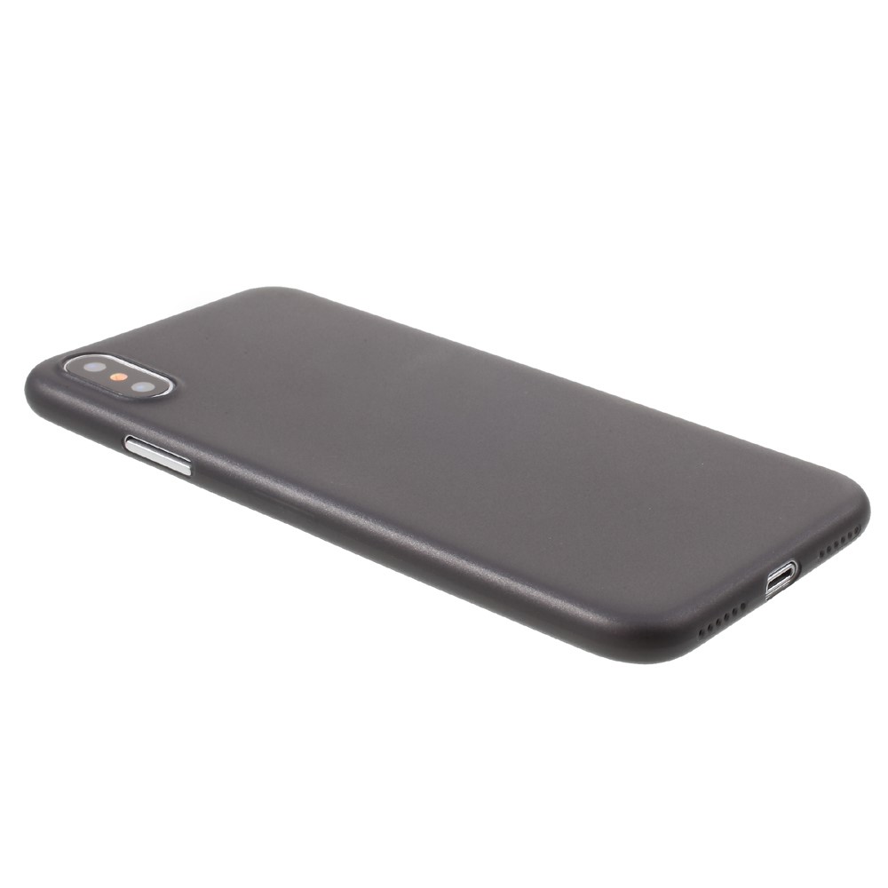 Ultra Thin Plastic Back Case foriPhone X/XS 5.8 inch - Black-4
