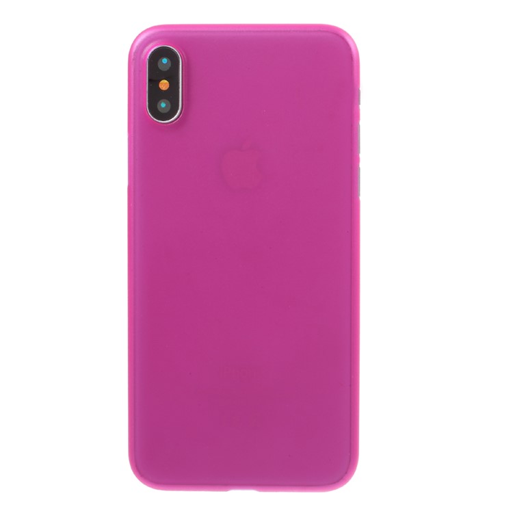 

Ultra Thin Hard PC Phone Case foriPhone X/XS 5.8 inch - Rose