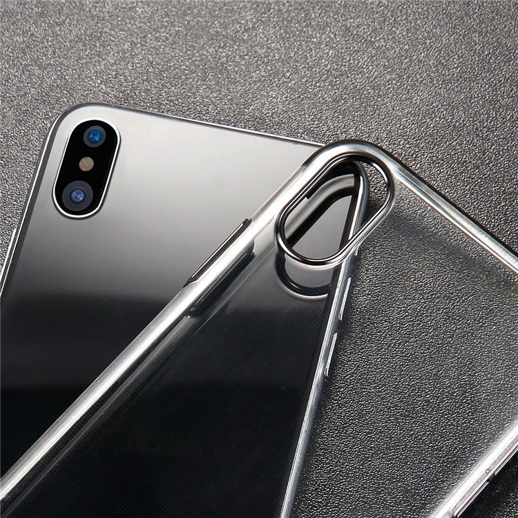 BASEUS Блеск Серии Покрытие ПК Жесткий Чехол Для IPhone Х 5,8 Дюйма - черный-7