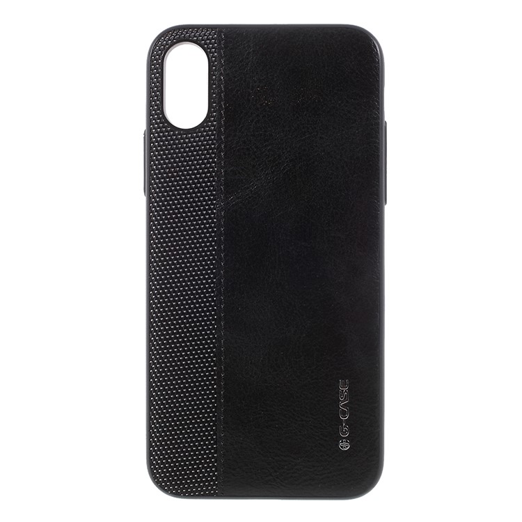 Wholesale G Case Cloth Leather Splicing Coated Pc Hard Case With Tpu Edges For Iphone X 5 8 Inch Black From China Tvc Mall Com