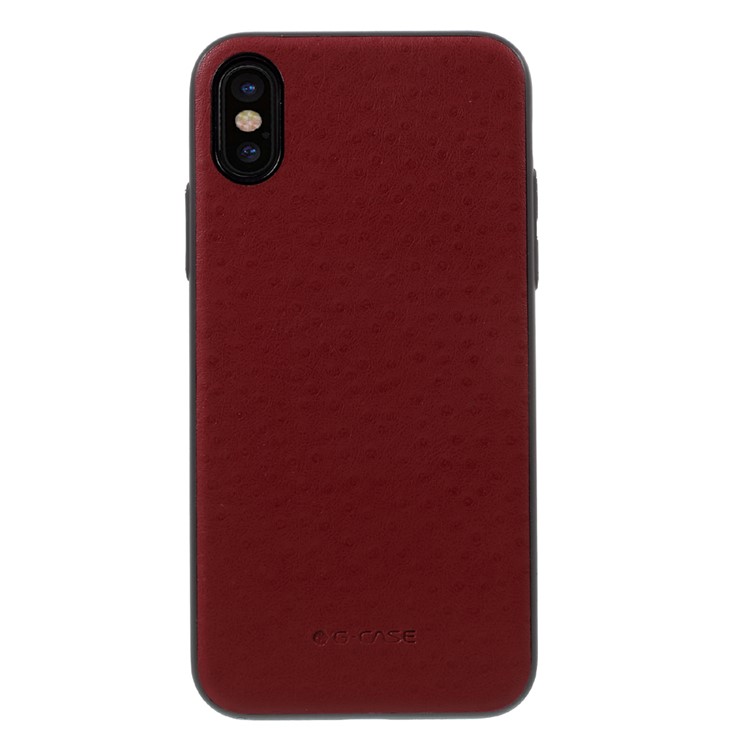 G-case-страусиная кожаная кожа с жестким корпусом
