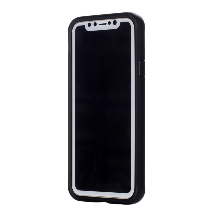 Hybrid PC + TPU Protection Mobile Phone Case for iPhone 8 - Black-4