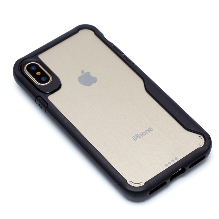 Hybrid PC + TPU Protection Mobile Phone Case for iPhone 8 - Black-6