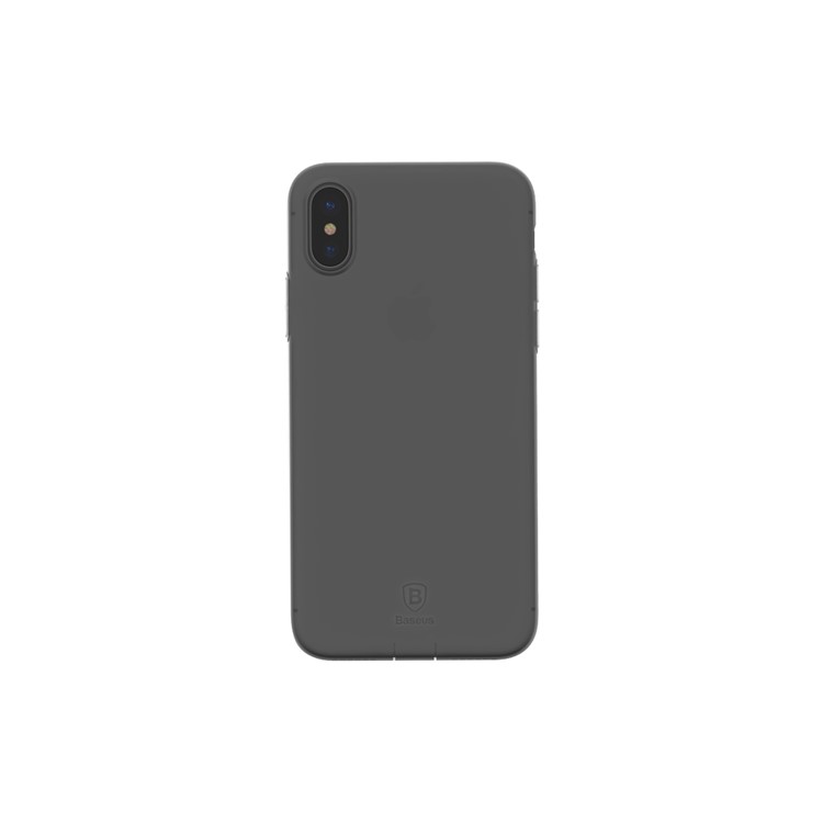 BASEUS Simple Series Clear TPU Case with Dust Plug for iPhone 8 - Black-8