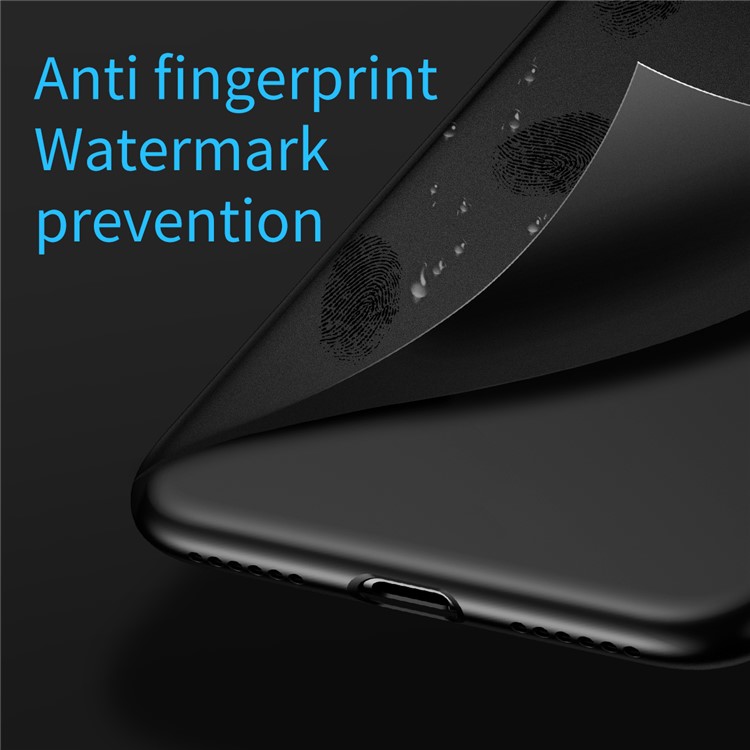 BASEUS Ultra Thin Matte PP Case pour iPhone X 5.8 pouces - Transparent Noir-7