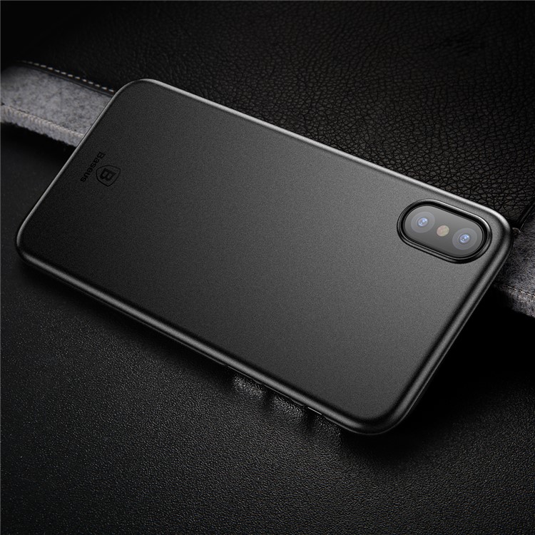BASEUS Ultra Dünne Matte Pp.-Handyoberteil Für Iphone X 5.8 Zoll - Schwarz-10