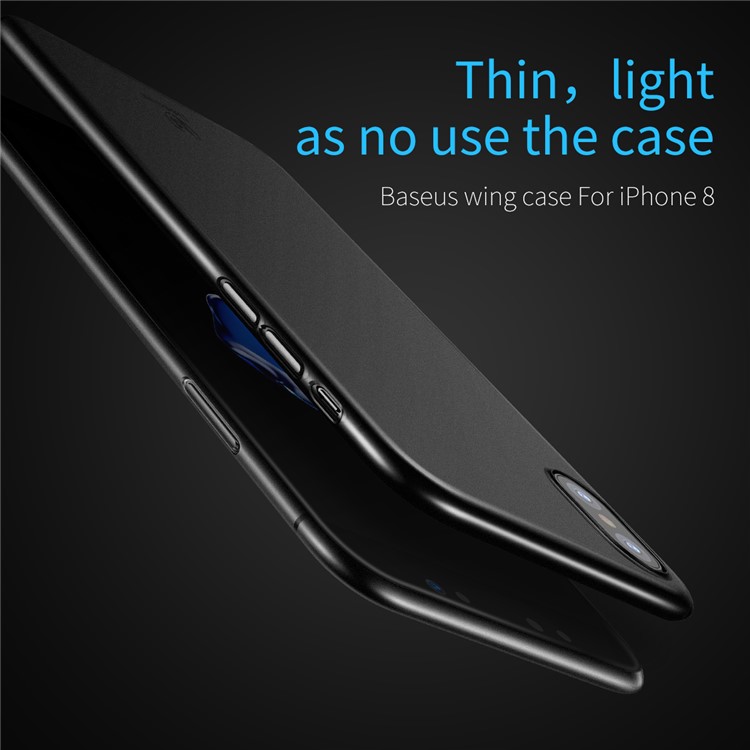 BASEUS Ultra Dünne Matte Pp.-Handyoberteil Für Iphone X 5.8 Zoll - Schwarz-2